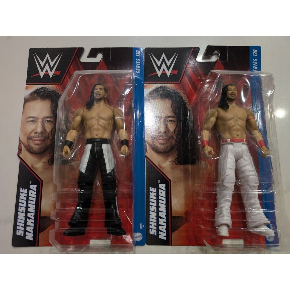 WWE Shinsuke Nakamura Lot Of 2- Series 138 Reg Black + Chase Variant White Pants